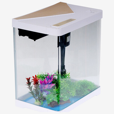 

Fish treasure fish tank aquarium built-in water cycle free of water creative ornamental goldfish tank BXB-50