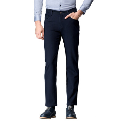 

Jiu Wang (JOEONE) men's business leisure wild fashion comfortable modal Slim casual pants JB165391T Tibetan green 94