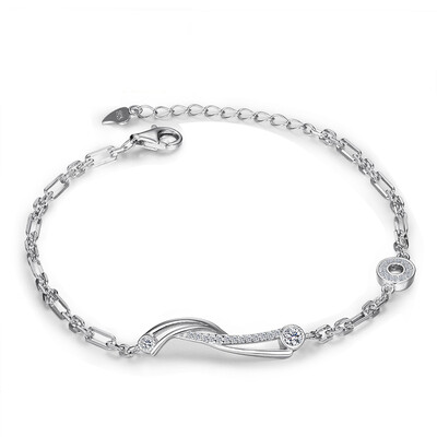 

Maltia Sterling Silver Дважды Link браслет