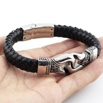 

skull bracelets for men jewelry men design genuine leather stainless steel bracelets vintage bangle mens fashionable bracelets