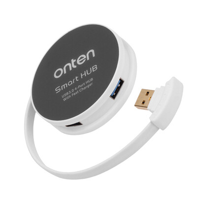 

Selling Super Speed 4 Port USB HUB 30 Portable OTG HUB USB Splitter with LED Lamp Laptop PC Tablet