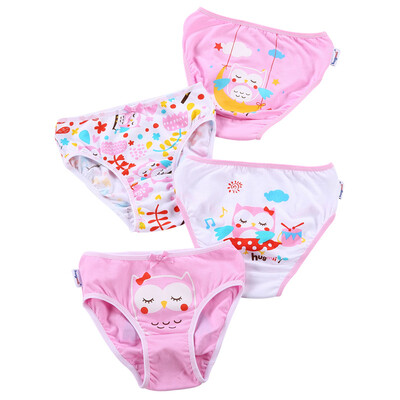 

hugmii children underwear baby briefs children boys&girls underwear male 4 loaded ZYG002 owl 100-110