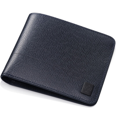 

Platinum Pie (BVP) Men's Business Wallets Short Crosses First Cowhide Men's Dolls Wallet Wallet Card Pack Q518 Blue