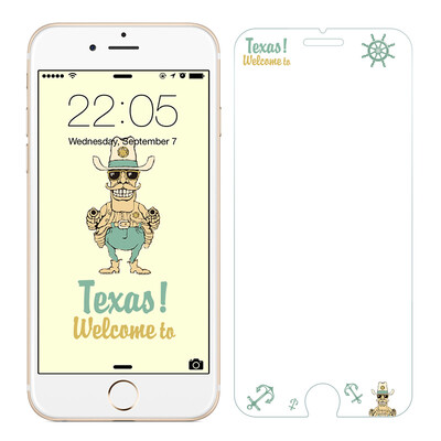 

Миллиард цветов (ESR) Apple iPhone7 Plus / 6Plus / 6с Plus закаленного стекла цветной пленки фильм Texas шериф (s фильм артефакт)