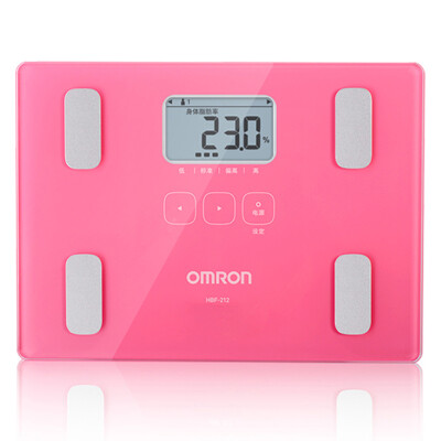 

OMRON body weight measuring instrument HBF-212 (rose red