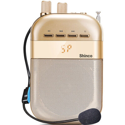 

Shinco V-60 Wireless Bluetooth Speaker Phone Mini Portable Card Small Audio Radio with Subwoofer Small Steel Gun Outdoor Computer Sound