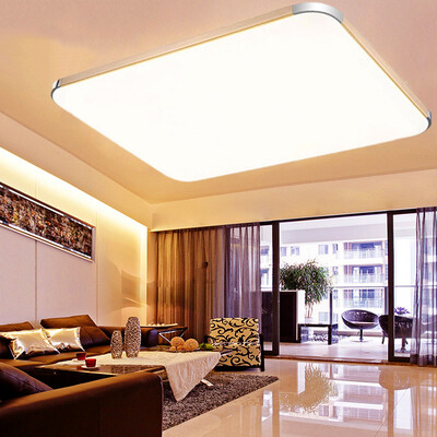 

NVC Ceiling Lamps Living Room Lamps Bedroom Lamps led lamps Modern Simple Fashion Apple Light Rectangular Monochromatic Light Gold 36W 6500K