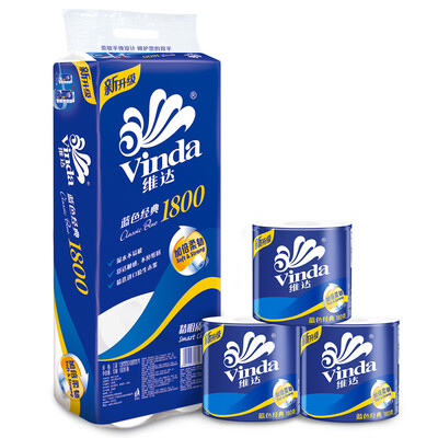 

Вида (из Vinda) 3 синий классический бумажный слой 180г * 10 томов