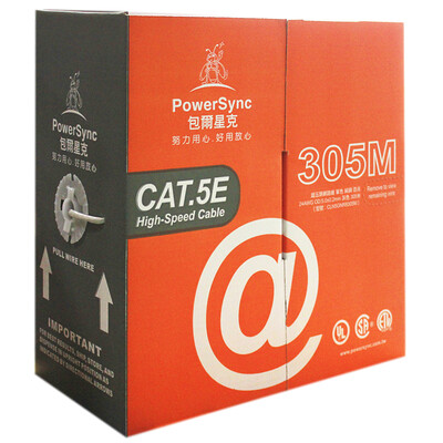 

Бауэр звезда г (PowerSync) CLN5GNR8305M Инжиниринг CAT.5E витой паре неэкранированной витой пары проводов кабеля FCL 305 м