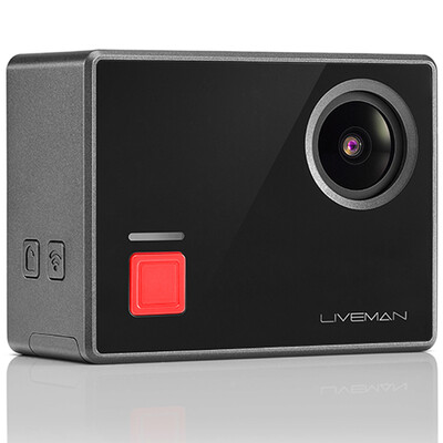 

Music Le GENE 4K sports live camera LIVEMAN C1 67g display hidden lens can be spliced ​​panoramic black