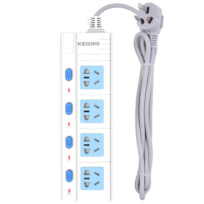 

Han Electronics KEG HD-1004K-30 3 meters 4 child protection door independent switch socket plug plug-in board power board