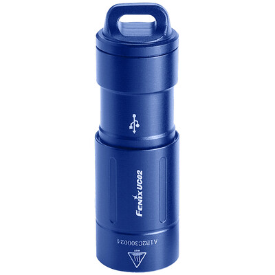 

Phoenix Fenix ​​colorful rechargeable flashlight mini portable keychain flashlight UC02 blue 130 lumens