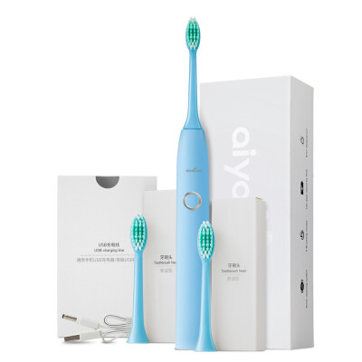 

Aiyabrush ZR101 Charged Smart Acoustic Wave Toothbrush Shock Electric Toothbrush Adult Couple Model Toothbrush Single Pack (White)