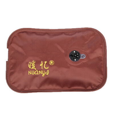 

Warm reminder charge hot water bottle electric water bag warm hand treasure has water can be inserted into the skirt electric warm brown