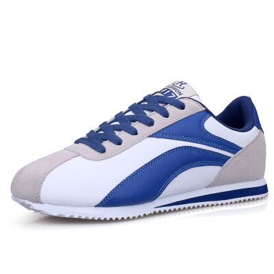 

Global jeep (HUANQIUJIPU) couple models casual shoes male Korean fashion men's sports shoes Agan men's shoes 16040H179 white blue red 40