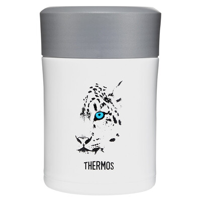 

THERMOS FAMILY FURNISHER 470ml Высокий вакуумный изоляционный резервуар из нержавеющей стали Snow Leopard Series TCLA-471WH (SL)