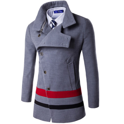 

Winter Men Warm Woolen Coat