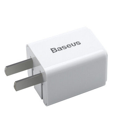 

Baseus mobile phone charging head charger for Apple 6 6s Andrews Huawei 1A 3C certified USB power adapter Walker white