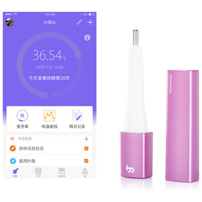 

Rods BT-A41 female electronic intelligence based on the body temperature test ovulation pregnancy pregnancy pearl white