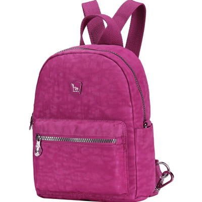 

Love wahshi (oiwas) backpack pure color simple female shoulder bag leisure Korean version OCB1605 rose red