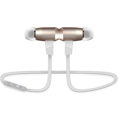 

New intellect nuforce BE6i earth hammer gold ear earphone Bluetooth wireless headset
