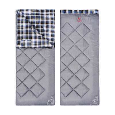 

Red camp outdoor sleeping bag adult autumn&winter indoor lunch break cotton sleeping bag single camping sleeping bag warm as warm gray 20kg