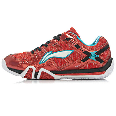

Li Ning LI-NING Badminton Shoes Women's Shoes Sports Shoes Brightener Red / White / Black / Blue AYAJ008-3 38 #