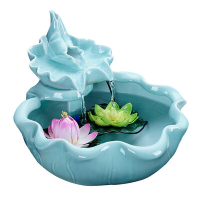 

Waters River Story Water Decoration Crafts Керамический фонтан Водные ландшафтные украшения Feng Shui Wheel Ball Lucky Creative Fish Tank W3D010