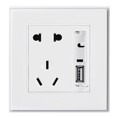 

Simon switch socket panel 56c series 56E721T five hole with USB