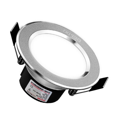 

Delixi DELIXI LED downlight sand silver 3W cold white hole 65-8 cm