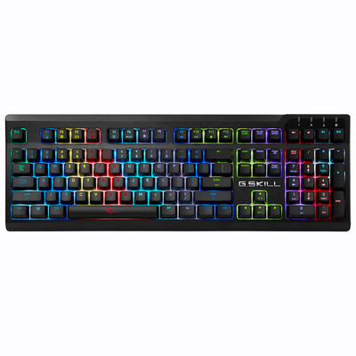 

Chi Chi GSKILL KM570 RGB Symphony Professional Edition 108 key mechanical keyboard cherry tea shaft black