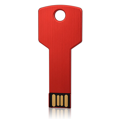 

Slim Mini USB Flash Drive 2.0 Metal Key U Disk 16GB 32GB 64GB Red