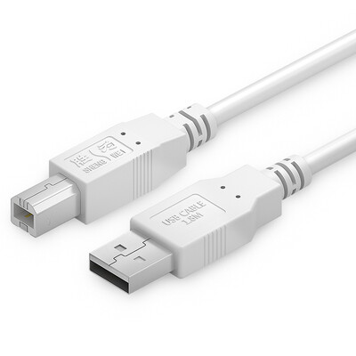 

Win (shengwei) UC-4018 USB2.0 принтерный кабель данных 1,8 метра белая эффективная проводка офисной печати