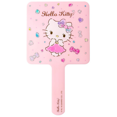 

HELLO KITTY Hello Kitty ABS Handle Mirror Портативный зеркальный фарфоровый фарфор 1634