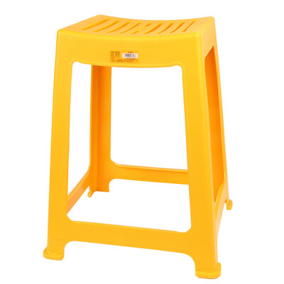 

Camellia stool plastic stripe stool 466cm high stool 4 orange