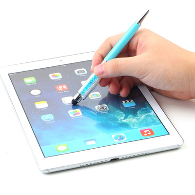

Crystal 2 in1 Touch Screen Stylus Ballpoint Pen for iPhone iPad Smartphone