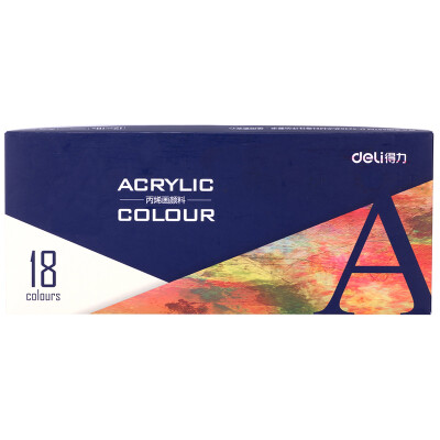 

Deli 73857 Art Painting 18 Color Acrylic Pigment Boxed