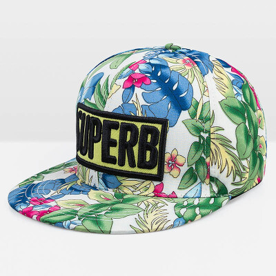 

WISHCLUB New Listing Brand Casual Baseball Cap Men 's Hat Hiphop Cap Colorful Flower Printing Hat