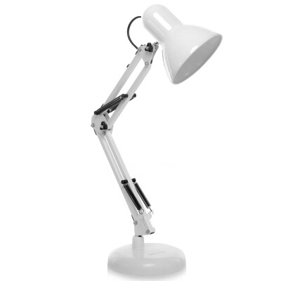 

【Jingdong Supermarket】 Meite Iron Meite Iron Folding Desk Work Student Learning Eye Reading Light White MT-F801