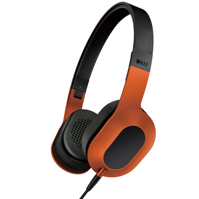 

KEF M400 HiFi Headphones Fever Handshighs High-Fidelity Headphones with Wheat Handheld Sunset Orange