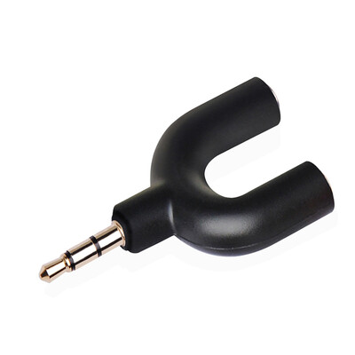 

Ferguson (cabos) F08806 сотовый телефон гарнитура сплиттер 3.5MM интерфейс одна пара двух гарнитур линия двойная доля компьютер аудио адаптер 1 минута 2 черный