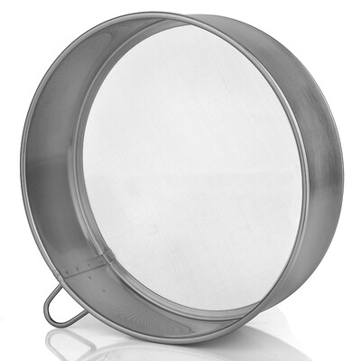 

Jingdong supermarket] Jirui kitchen DIY / small tools classic series 18cm15cm 304 stainless steel flour sieve two sets of CP3008