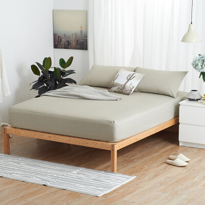 

【Jingdong Supermarket】 Dafu (DAPU) Bedding Home Textiles Class A Bedding Combed Cotton Twill Bed Large Double Bedspread Single piece Geometric stripes 1.8 meters Bed 180 * 200cm