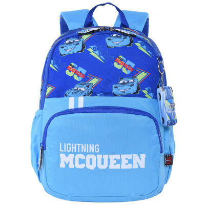 

Disney (Disney) car mobilization children bag light casual backpack kindergarten, first grade primary school student bag RL0017A light blue