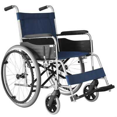 

Japan will be a wheelchair manual wheelchair lightweight folding EX-10 blue