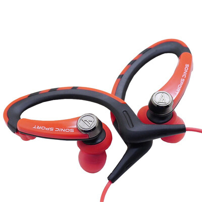 

Audio-Technica ATH-SPORT 1 IS Waterproof sports harness with wheat headphones Red