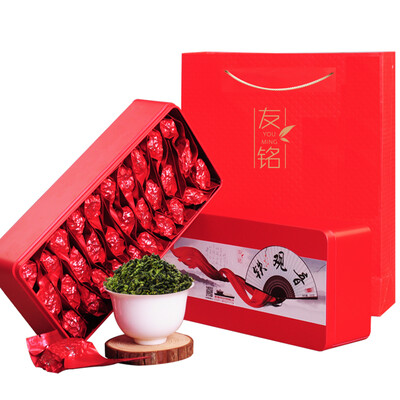 

You Ming tea oolong tea Fujian Anxi Tieguanyin 500 grams of fragrance-type gift box 250g / cans * 2
