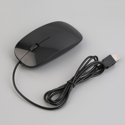 

Wired Optical Mouse Ultra Slim High Quality Mice USB for PC Laptop