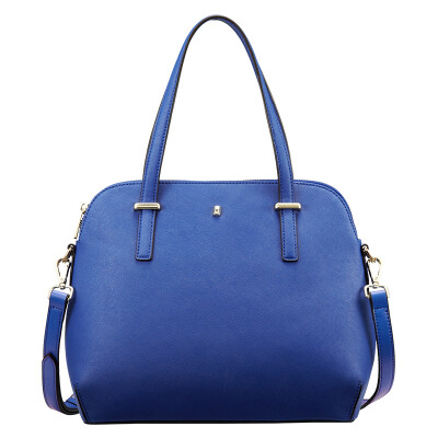 

Per degree (MEIDU) cowhide shell bag handbag simple sweet temperament wild handbag shoulder bag 140510 blue