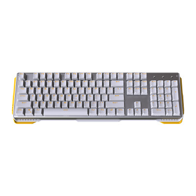 

Shellfish (james donkey) cheap donkey 619 roll metal mechanical keyboard light 104 keyboard white mechanical green axis